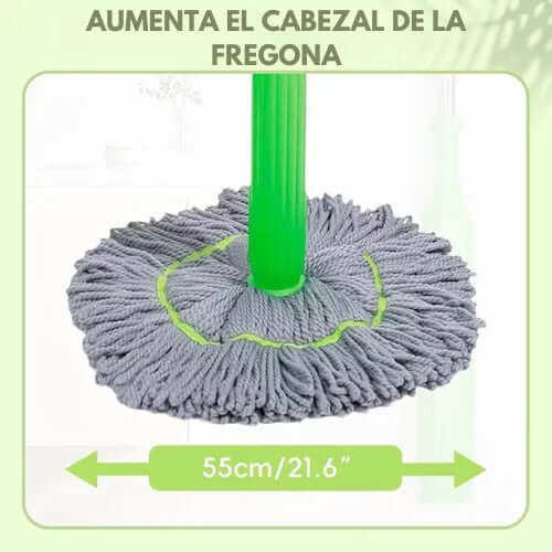 TRAPERO GIRATORIO DE MICROFIBRA AUTO EXPRIMIBLE