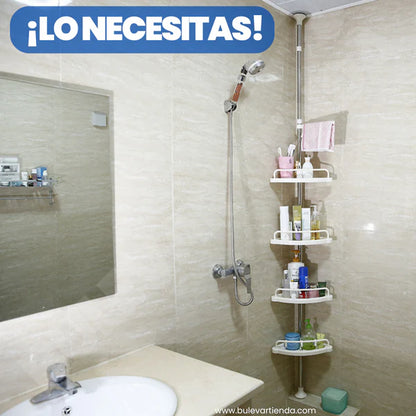 ORGANIZADOR DE 4 NIVELES PARA LA DUCHA