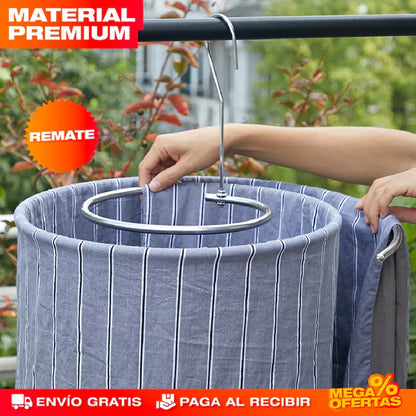 TENDEDERO EN ESPIRAL DE ACERO INOXIDABL