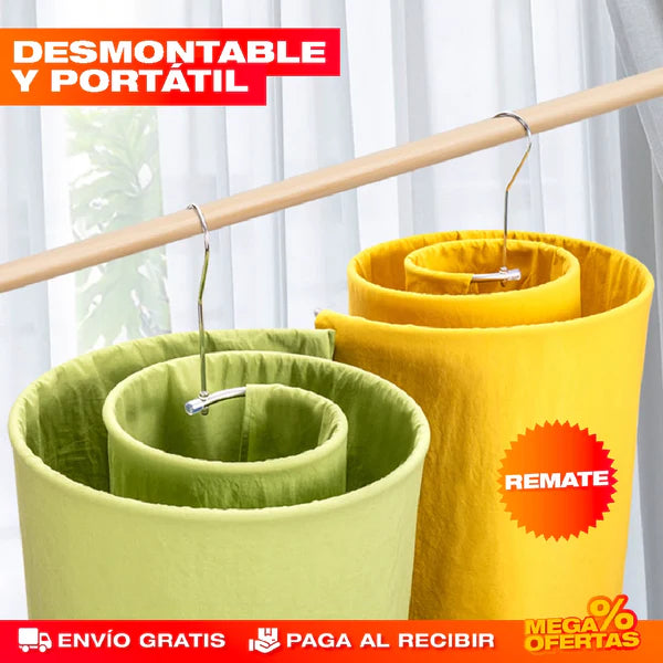 TENDEDERO EN ESPIRAL DE ACERO INOXIDABL