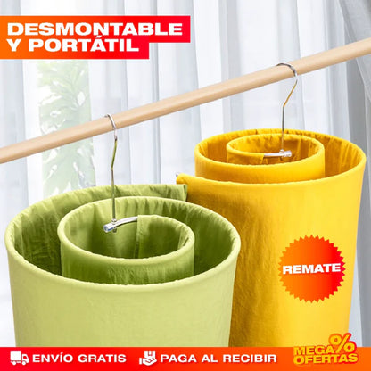 TENDEDERO EN ESPIRAL DE ACERO INOXIDABL