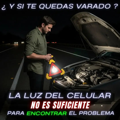 OFERTA 2 X 1: Triángulo de Emergencia Led 3 en 1 | Tu salvavidas nocturno
