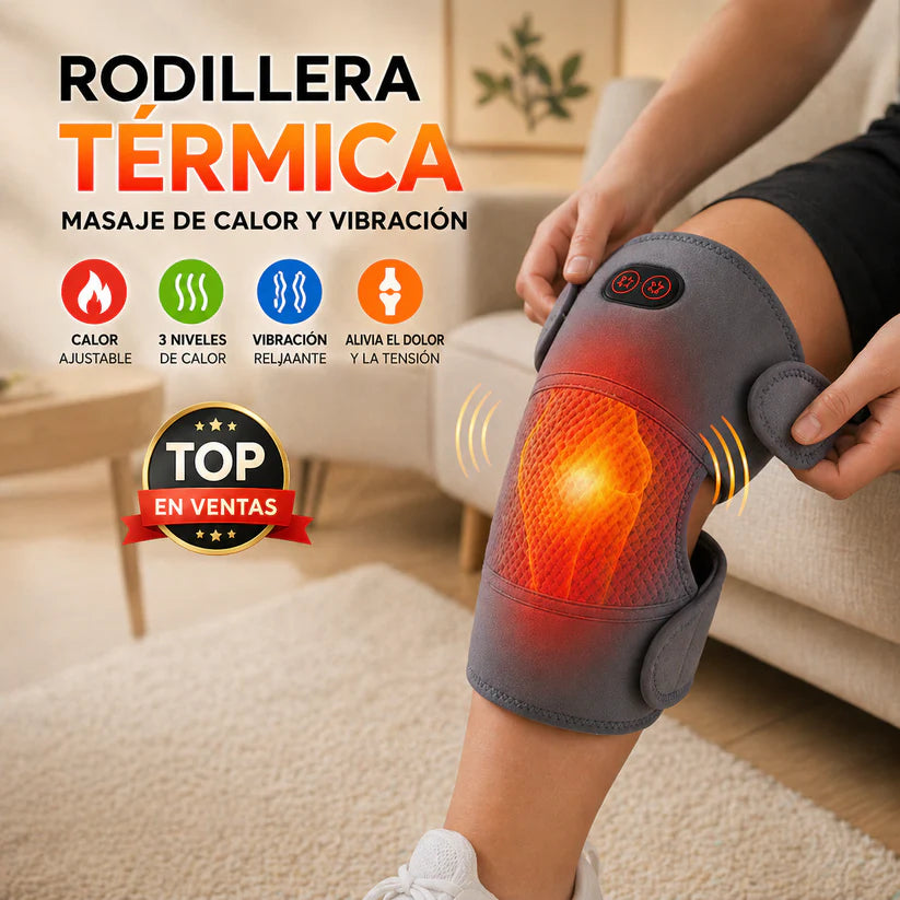 Rodillera Térmica Masajeadora