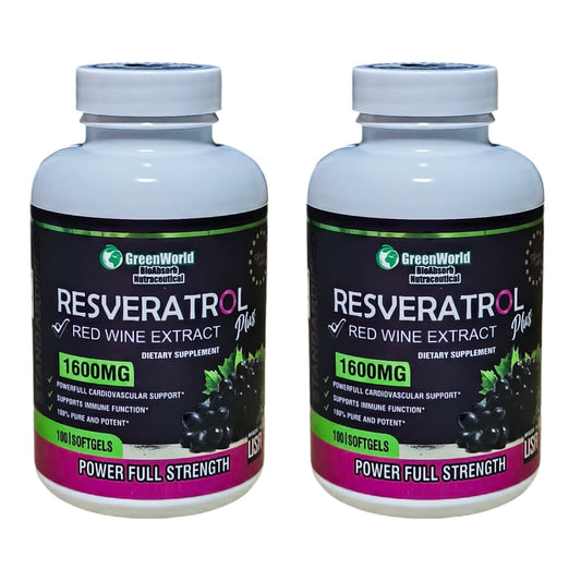 Original importado Resveratrol x100 Capsulas