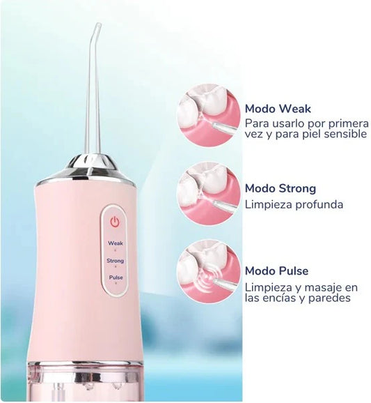 LIMPIADOR DENTAL, IRRIGADOR ORAL RECARGABLE
