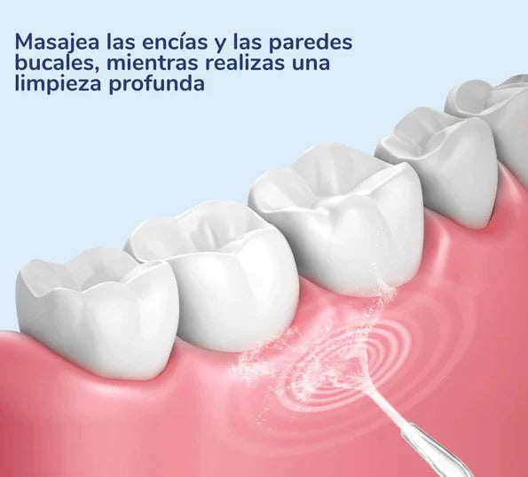 LIMPIADOR DENTAL, IRRIGADOR ORAL RECARGABLE