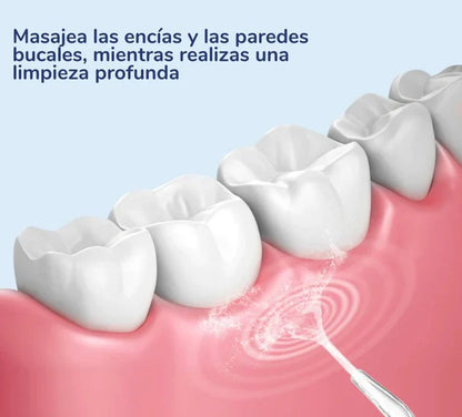 LIMPIADOR DENTAL, IRRIGADOR ORAL RECARGABLE