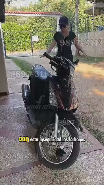 CANDADO DE SEGURIDAD CON ALARMA 🚨✅